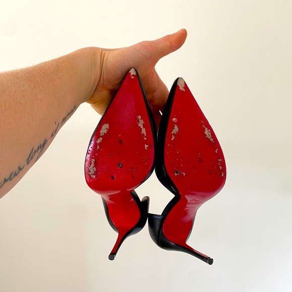 Christian Louboutin Black Iriza pumps size 37 - Picture 6 of 8